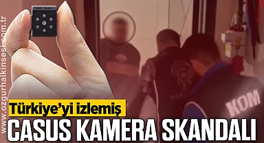 Karabük'te casus kamera skandalı