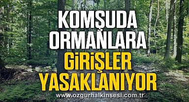 Karabük'te ormanlara girişler yasaklanıyor