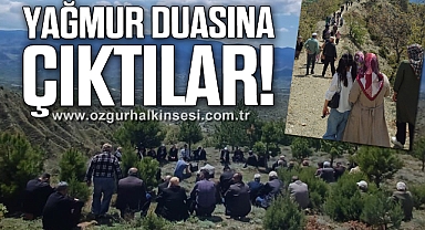Kastamonu'da vatandaşlar yağmur duası etti