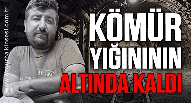Üzülmez'de iş kazası! Kömür yığınının altında kaldı
