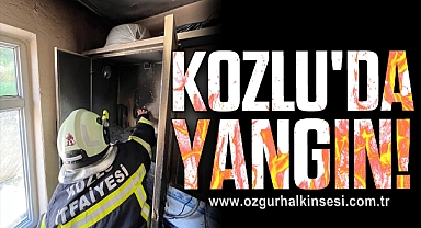 Kozlu'da yangın!