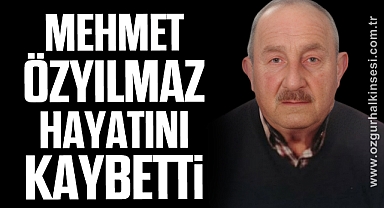 Mehmet Özyılmaz yaşamını yitirdi