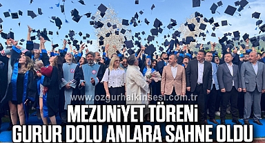 Mezuniyet Töreni Gurur Dolu Anlara Sahne Oldu