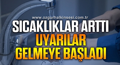 O BELEDİYEDEN SU TASARRUFU ÇAĞRISI
