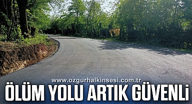 Ölüm yolu rehabilite edildi, kaza riski sıfıra indi