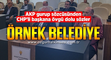 ÖRNEK ALINACAK BİR BELEDİYE