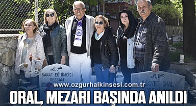 OSMAN ZEKİ ORAL, MEZARI BAŞINDA ANILDI