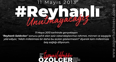 ÖZÖLÇER REYHANLI ŞEHİTLERİNİ ANDI