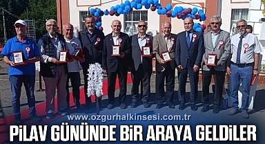 PİLAV GÜNÜNDE BİR ARAYA GELDİLER