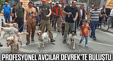 Profesyonel avcılar Devrek'te buluştu