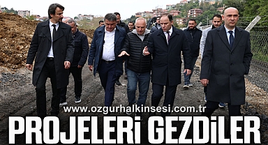 PROJELERİ GEZDİLER