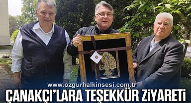 REKTÖR’DEN ÇANAKÇI’LARA TEŞEKKÜR ZİYARETİ