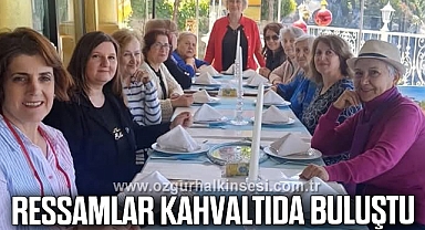 Ressamlar Kahvaltıda Buluştu