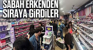 Sabah Erkenden Sıraya Girdiler
