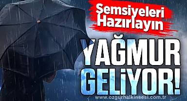 Şemsiyeleri Hazırlayın! Yağmur Geliyor...