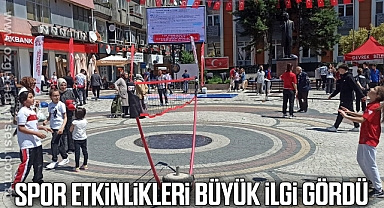 Spor etkinlikleri büyük ilgi gördü