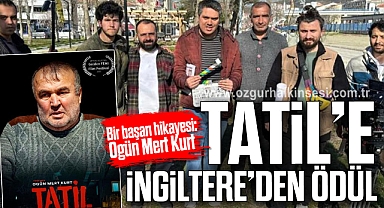 TATİL’E İNGİLTERE’DEN ÖDÜL