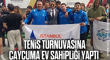 Tenis turnuvasına Çaycuma ev sahipliği yaptı