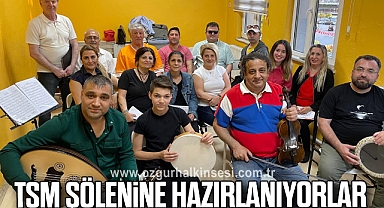 TÜRK SANAT MÜZİĞİ ŞÖLENİNE HAZIRLANIYORLAR