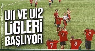 U11 ve U12 Ligleri Başlıyor