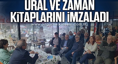 URAL VE ZAMAN KİTAPLARINI İMZALADI