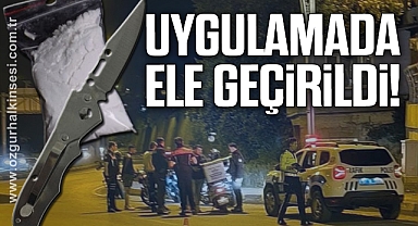 Uygulamada ruhsatsız silah ve uyuşturucu ele geçirildi