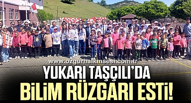 Yukarı Taşçılı Ortaokulu’nda TÜBİTAK 4006 Bilim Fuarı açıldı