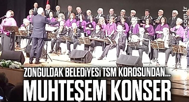 Zonguldak Belediyesi TSM korosundan...MUHTEŞEM KONSER