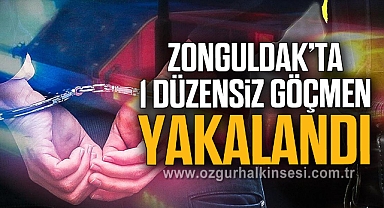 Zonguldak'ta 1 Düzensiz Göçmen Yakalandı