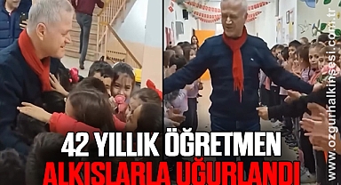42 YILLIK ÖĞRETMEN ALKIŞLARLA UĞURLANDI