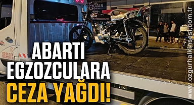 Abartı Egzozculara Ceza yağdı!