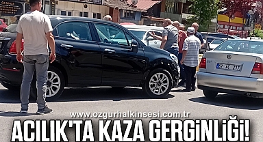 Acılık'ta Kaza Gerginliği!
