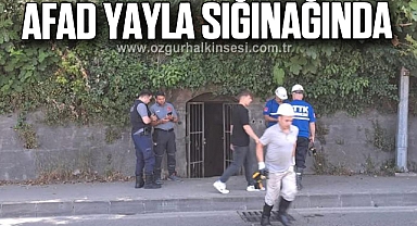 AFAD YAYLA SIĞINAĞINDA