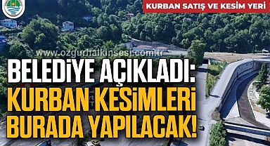 Belediye Açıkladı: Kurban Kesimleri Burada Yapılacak!