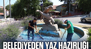 BELEDİYEDEN YAZ HAZIRLIĞI