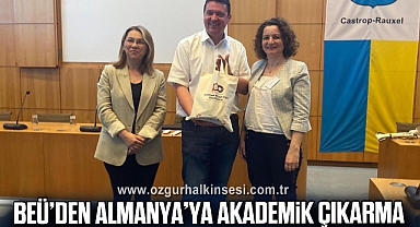 BEÜ’den Almanya’ya Akademik Çıkarma