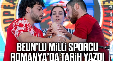 BEUN’lu Millî Sporcu Romanya’da Tarih Yazdı