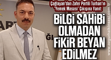 'Bilgi Sahibi Olmadan Fikir Beyan Edilmez'