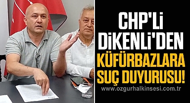 CHP'li Dikenli'den Küfürbazlara Suç Duyurusu!