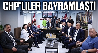 CHP'liler Bayramlaştı