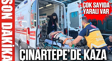 ÇINARTEPE'DE KAZA: ÇOK SAYIDA YARALI