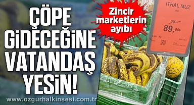 ÇÖPE GİDECEĞİNE VATANDAŞ YESİN!
