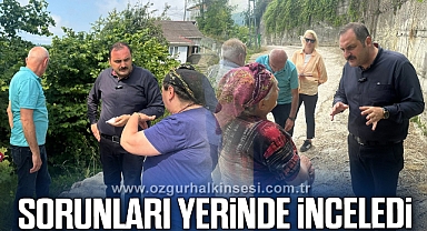 Dökmeci, sorunları yerinde inceledi