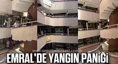 Emral'de Yangın Paniği