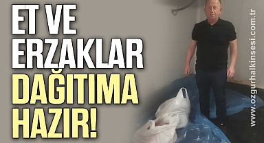 Et ve Erzaklar Dağıtıma Hazır!