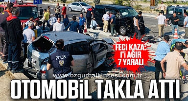 Feci kaza: 1'i ağır 7 yaralı