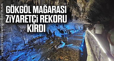 Gökgöl mağarası ziyaretçi rekoru kırdı