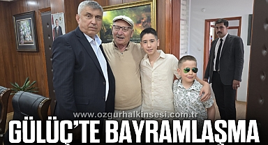 Gülüç Beldesi’nde bayramlaşma programı düzenlendi