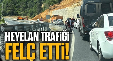 Heyelan Trafiği Felç Etti!