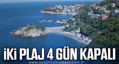 İki Plaj 4 Gün Kapalı!